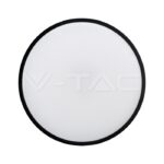 V-TAC VT-76341 18W LED Плафон Кръг Черна Рамка 4000К IP44