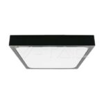 V-TAC VT-7643 18W LED Плафон Квадрат Черна Рамка 4000К IP44