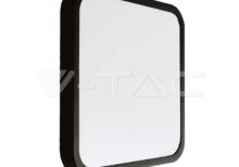 V-TAC VT-76421 18W LED Плафон Квадрат Черна Рамка 3000К IP44