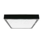 V-TAC VT-7647 24W LED Плафон Квадрат Черна Рамка 6400К IP44