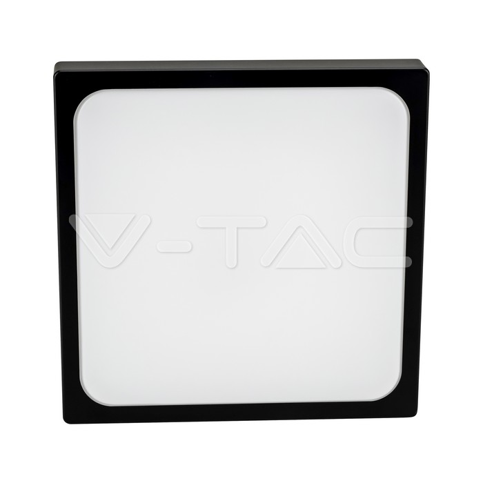 V-TAC VT-7649 30W LED Плафон Квадрат Черна Рамка 4000К IP44