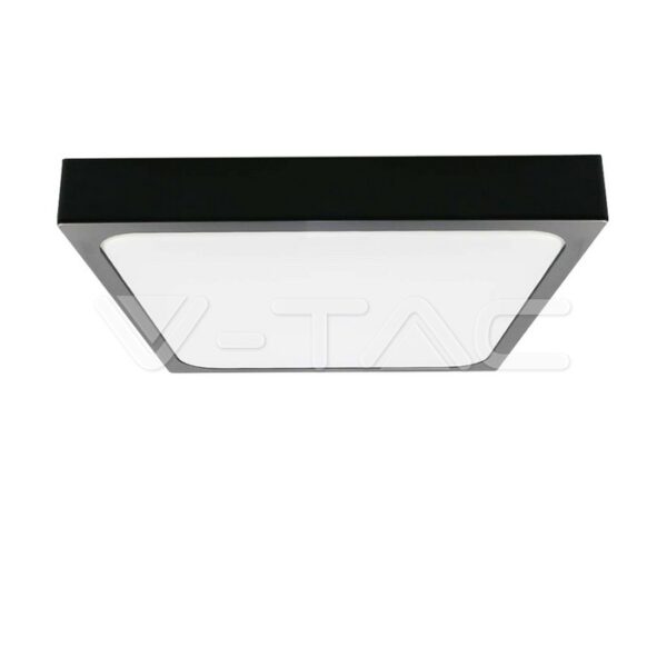 V-TAC VT-7649 30W LED Плафон Квадрат Черна Рамка 4000К IP44