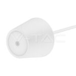 V-TAC VT-7651 2W LED Настолна Лампа 4400mA Батерия Бяло Тяло IP54 3000K