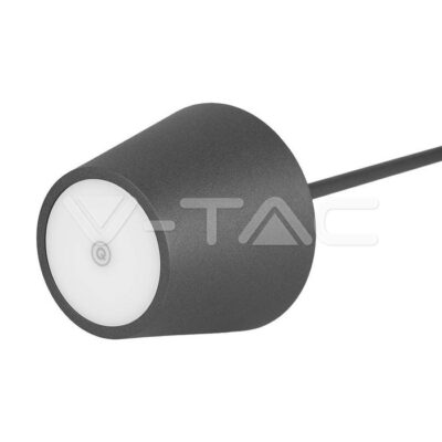 V-TAC VT-7653 2W LED Настолна Лампа 4400mA Батерия Зелено Тяло IP54 3000K