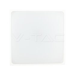 V-TAC VT-7667 24W LED Плафон Квадрат Микровълнов Сензор Черна Рамка 4000К IP44