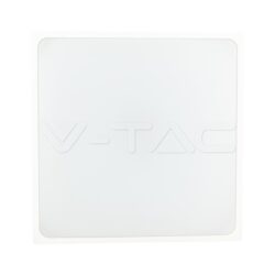 V-TAC VT-7668 30W LED Плафон Квадрат Микровълнов Сензор Бяла Рамка 4000К IP44