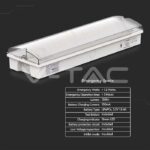 V-TAC VT-7687 3W Евакуационна Тебела Тест Бутон 6400К