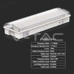 V-TAC VT-7688 3W Евакуационна Тебела Тест Бутон Дистанционно 6400К