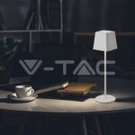 V-TAC VT-7691 2W LED Настолна Лампа Бяло Тяло 3000К IP54