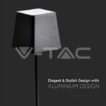 V-TAC VT-7692 2W LED Настолна Лампа Черно Тяло 3000К IP54