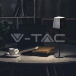 V-TAC VT-7692 2W LED Настолна Лампа Черно Тяло 3000К IP54