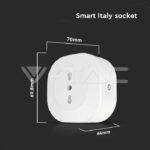 V-TAC VT-7698 SMART Контакт WIFI съвместим с Amazon Alexa и Google Home
