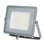 V-TAC VT-21771 100W LED Прожектор SAMSUNG Чип SMD Slim Сиво Тяло 6500К