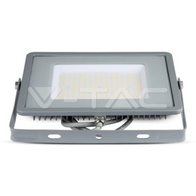 V-TAC VT-21771 100W LED Прожектор SAMSUNG Чип SMD Slim Сиво Тяло 6500К