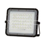 V-TAC VT-7822 6W LED Соларен Прожектор 4000K Сменяема Батерия Черно Тяло