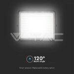 V-TAC VT-7828 20W LED Соларен Прожектор 4000K Сменяема Батерия Черно Тяло