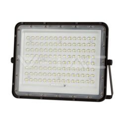 V-TAC VT-7827 20W LED Соларен Прожектор 6400K Сменяема Батерия Черно Тяло