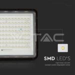 V-TAC VT-7828 20W LED Соларен Прожектор 4000K Сменяема Батерия Черно Тяло