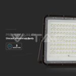 V-TAC VT-7828 20W LED Соларен Прожектор 4000K Сменяема Батерия Черно Тяло