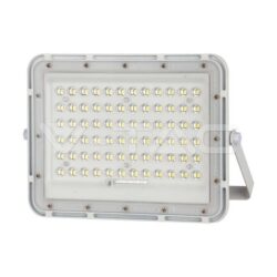 V-TAC VT-7843 15W LED Соларен Прожектор 6400K Сменяема Батерия Бяло Тяло