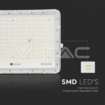 V-TAC VT-7848 30W LED Соларен Прожектор 4000K Сменяема Батерия Бяло Тяло