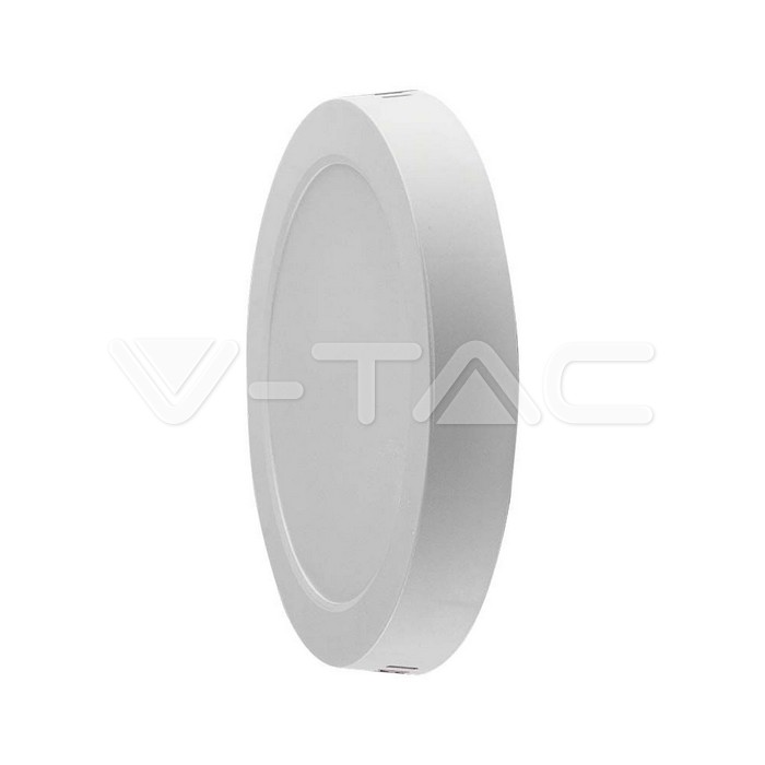 V-TAC VT-7873 12W LED Панел Външен Монтаж Кръг 3000К