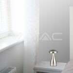 V-TAC VT-7897 LED Настолна Лампа 800mAh Батерия 120x220 3 в 1 Шампанско Тяло