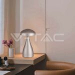 V-TAC VT-7897 LED Настолна Лампа 800mAh Батерия 120x220 3 в 1 Шампанско Тяло