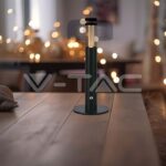 V-TAC VT-7940 LED Настолна Лампа 1800mAh Батерия 150 x 300 3 в 1 Черно Тяло