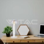 V-TAC VT-7941 LED Настолна Лампа 1800mAh Батерия 150 x 300 3 в 1 Бяло Тяло