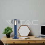 V-TAC VT-7942 LED Настолна Лампа 1800mAh Батерия 150 x 300 3 в 1 Лилаво Тяло