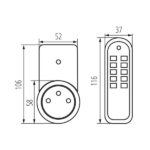 Kanlux 7980 Комплект Таймери/програматори за управление APO 220V IP20