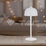 V-TAC VT-7986 LED Настолна Лампа 1800mAh Батерия 115x300 3 в 1 Бяло Тяло