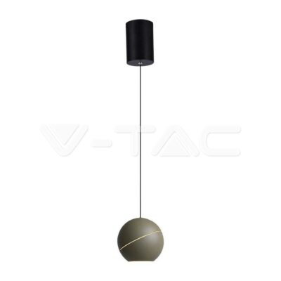 V-TAC VT-8000 8.5W LED Висяща Лампа Φ180 Златно Тяло 3000K