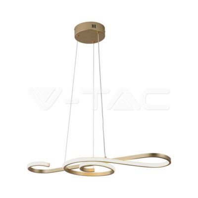 V-TAC VT-8021 18W LED Висяща Декоративна Лампа 700*250 Златно Тяло 3000K