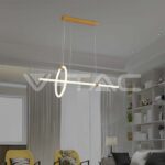 V-TAC VT-8023 16W LED Висяща Декоративна Лампа 860*300 Златно Тяло 3000K