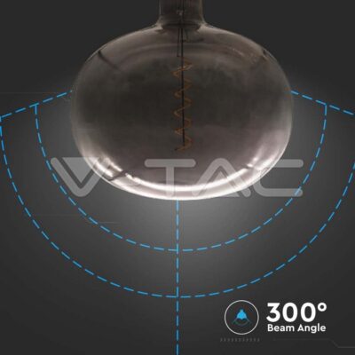 V-TAC VT-8057 LED Крушка 4W Filament Кобъл Черна