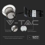 V-TAC VT-8173 5W LED Луна Пожароустойчива Никел Димираща 3000К