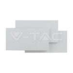 V-TAC VT-8206 12W LED Стенна Лампа Сиво Тяло IP20 Топло Бяла Светлина