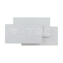 V-TAC VT-8207 12W LED Стенна Лампа Сиво Тяло IP20 Неутрално Бяла Светлина