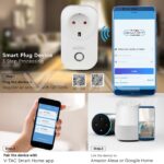 V-TAC VT-8415 WIFI SMART Контакт Преносим Съвместим с Amazon Alexa & Google Home