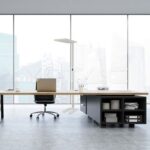 V-TAC VT-8521 80W LED Лампион Димираща Сребро 4000K