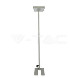 V-TAC VT-8523 80W LED Лампион Димираща Копче Сребро Кръгла 4000K