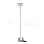 V-TAC VT-8523 80W LED Лампион Димираща Копче Сребро Кръгла 4000K