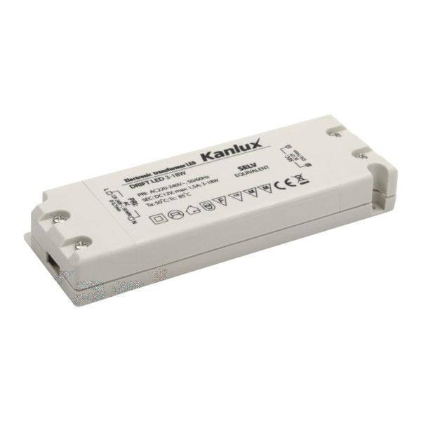 Kanlux 8550 Захранващ Тансформатор 220V-12V 18W CV DRIFT 3-18W IP20