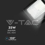 V-TAC VT-8576 35W LED Прожектор с Фотоволтаичен Панел 4000K