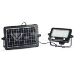 V-TAC VT-8674 10W LED Прожектор Соларен Двулицев Черно Тяло 4000K