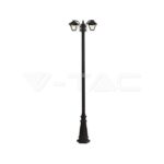 V-TAC VT-8688 Градинска Лампа 2 x E27 2280мм Черен