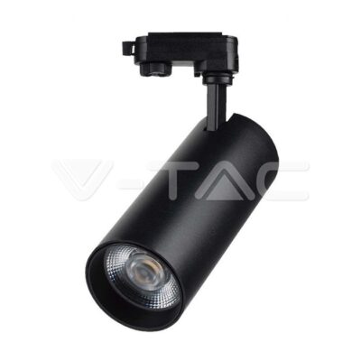 V-TAC VT-8842 30W LED COB Релсов Осветител 3 в 1 Черно Тяло