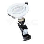 V-TAC VT-8882 LED Крушка 5W GU10 с Корпус Бяло Тяло 4500K 3 бр./Сет